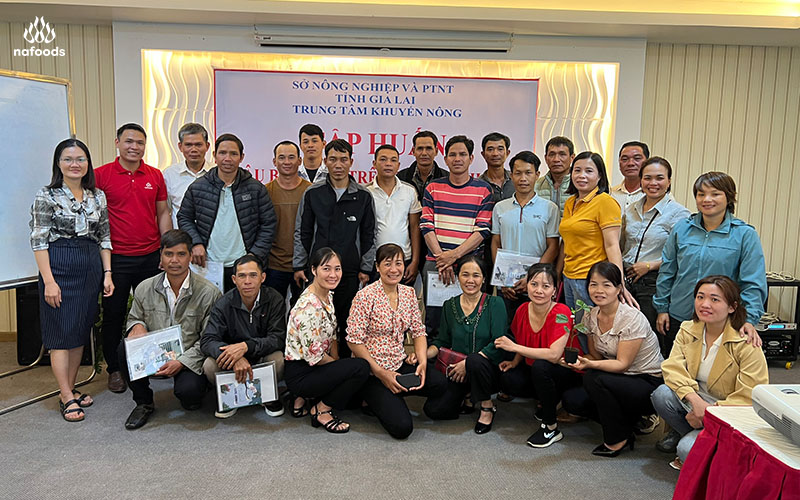 nafoods lop tap huan cho nha nong tinh gia lai