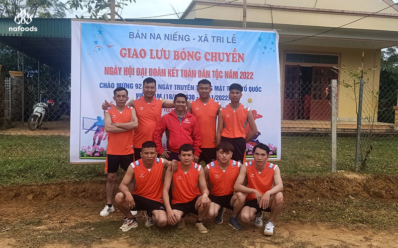 Nafoods giao lưu hội thao đại đoàn kết tại bản Na Niếng