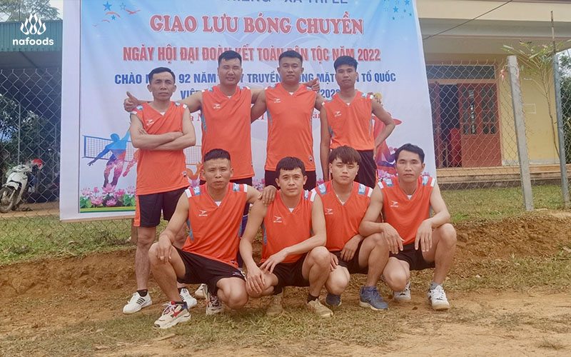 Nafoods giao lưu hội thao đại đoàn kết tại bản Na Niếng