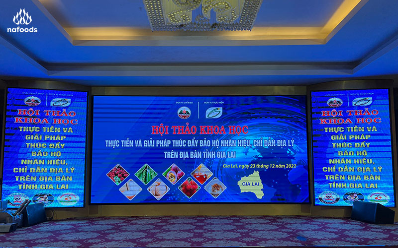 Nafoods tham dự Hội thảo khoa học về Thực tiễn và giải pháp thúc đẩy bảo hộ nhãn hiệu, chỉ dẫn địa lý trên địa bàn Gia Lai
