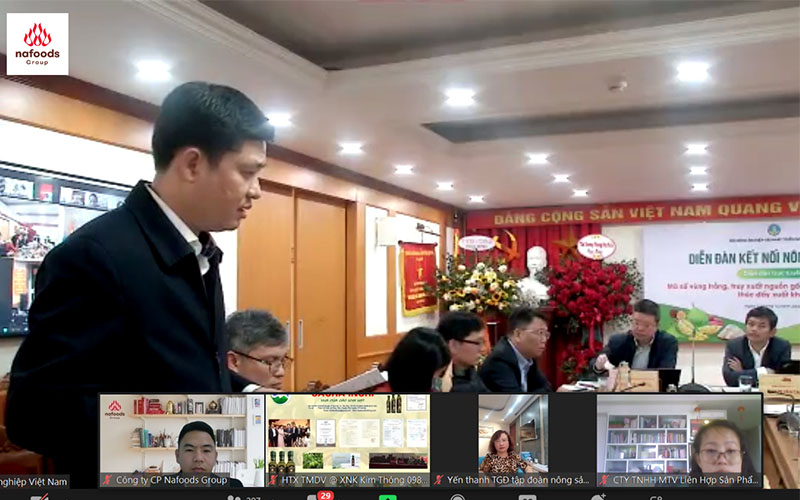Nafoods tham du dien dan nong nghiep do bao ngong nghiep viet nam to chuc