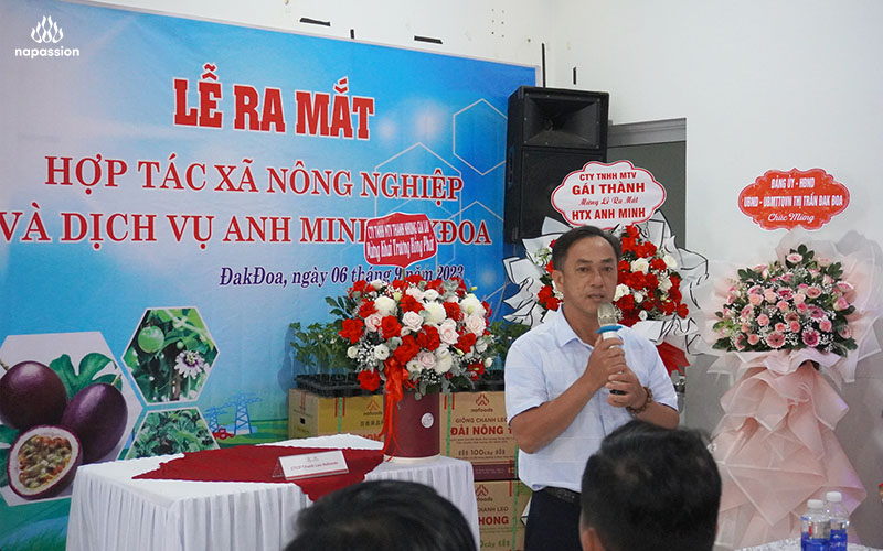 le ra mat và ky ket hop tac giua htx anh minh va nafoods group
