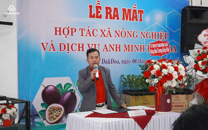 le ra mat và ky ket hop tac giua htx anh minh va nafoods group