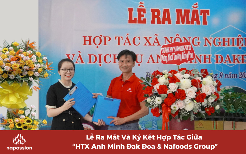 le ra mat va ky ket hop tac giua htx anh minh & nafoods
