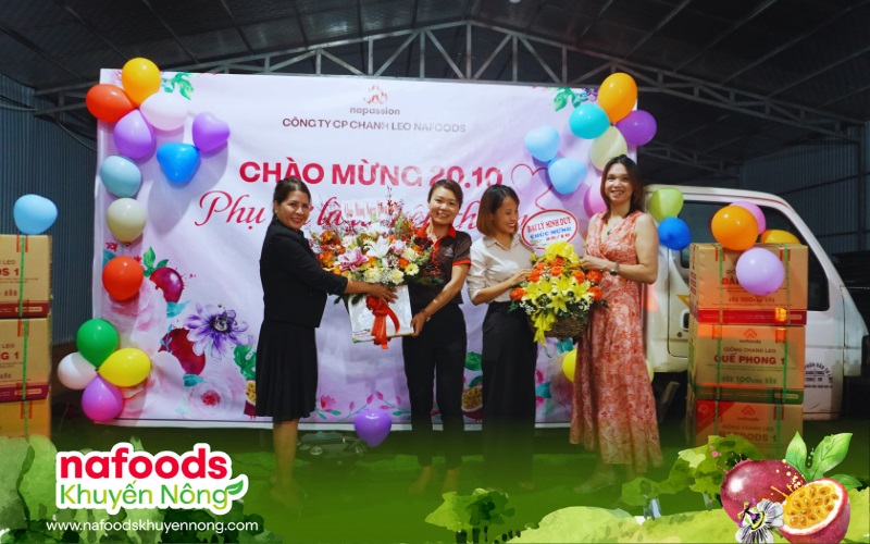 nafoods tay nguyen to chuc tiec ngay phu nu viet nam 20.10