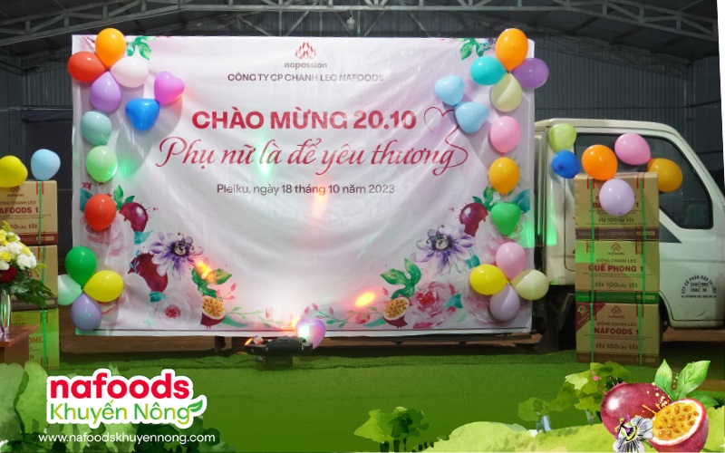 nafoods tay nguyen to chuc tiec ngay phu nu viet nam 20.10