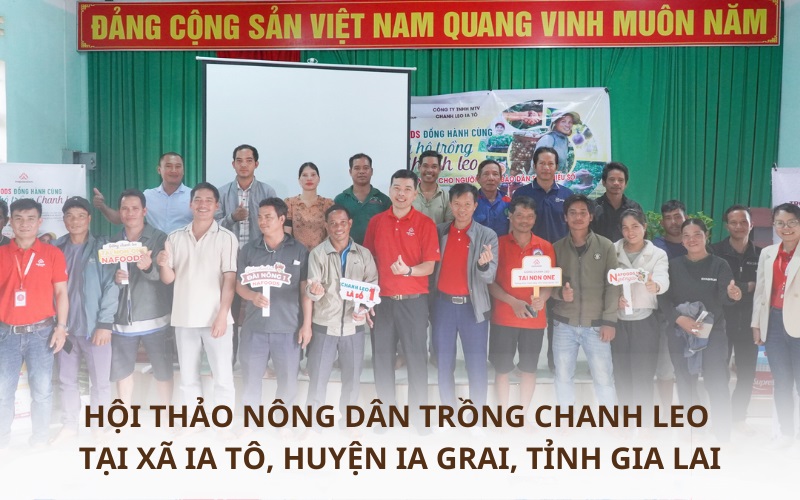 Hội thảo nông dân trồng chanh leo tại xã Ia Tô, tỉnh Gia Lai