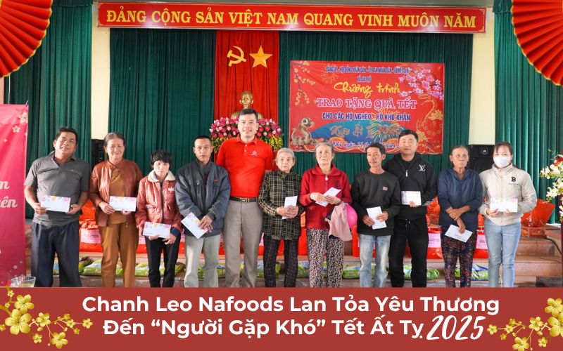 Chương trình thiện nguyện tết ất tỵ năm 2025 nafoods