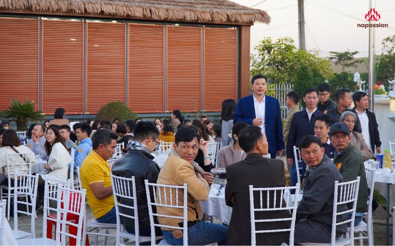 Đối tác, khách hàng nafoods chanh leo tại tiệc tất niên 2024