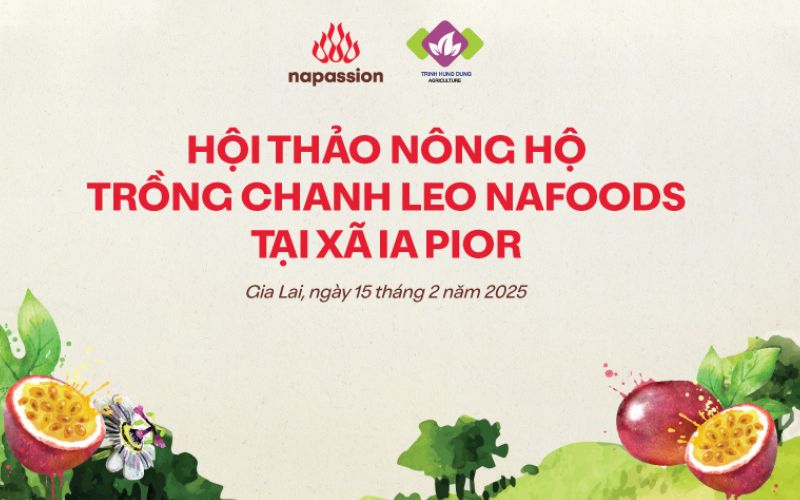 hội thỏ nông hộ trồng chanh leo nafoods tại xã ia pior gia lai